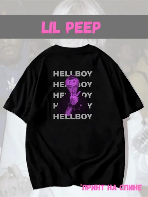 Oversized T-shirt with Lil Pip print 2XL