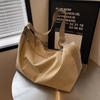 Tote Bag Canvas Women'S Bag Large Capacity Messenger Dumpling Bag Commuter Shoulder Backpack Men'S Bag