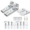 20pcs Replacement Set Stainless Steel Repair Bundle for Double Folding Doors