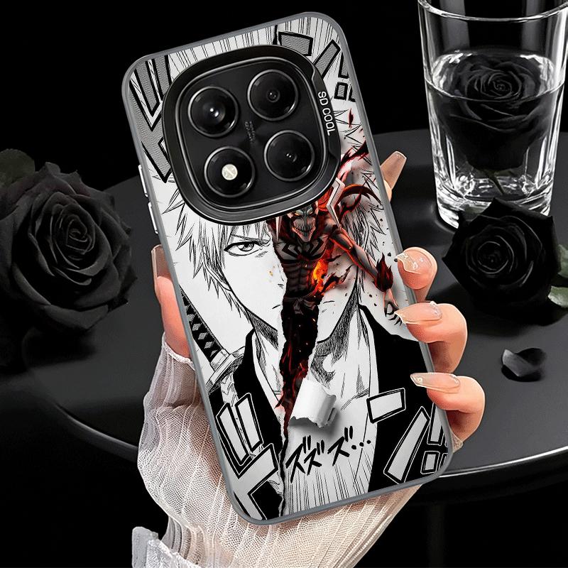 Bleach Kurosaki Ichigo Soft Phone Case for Xiaomi Redmi Note 13 14 15 Pro Plus 12S 12 11S 11 11T 10S 10 Shockproof Cover Back Sh