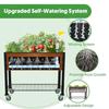 Raised Garden Bed with Legs and Wheels Self-Watering Planter Box 36x16x30 in Elevated Raised Bed with Drainage Hole Built to Wi