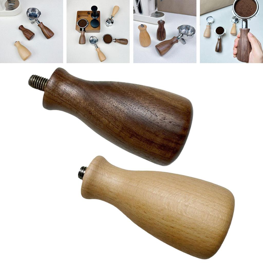 Portafilter Handle Solid Wood Handle Replacement Part Accessory Professional Coffee Machine Handle Wooden Milk Bottle Handle