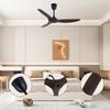 Energy-Efficient High Power Metal Ceiling Fan with Remote Control for Living Room or Hotel