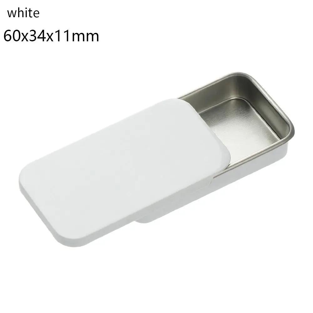 1 PC Mini Tin Metal Box Sealed Jar Packing Boxes Jewelry Candy Box Small Storage Cans Coin Earrings Headphones Gift Box