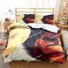 3D Good Omens Movie Angels Bedding Set Printed Bed Set Duvet Cover Sheet Pillowcase Bed Soft Quilt Cover Full Queen King Size