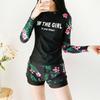 Fruitry WoMen Tropical Rash Guard Set M 4xl