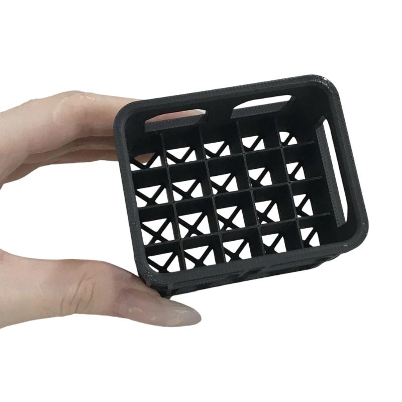 Efficient Battery Storage Box for 3A Cells Holder Stackable Clear Plastic Case with Multiple Dividers for Convenience