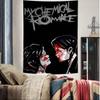 Popular Rock Band My Cchemical Romance Anime Tapestry Hippie Flower Wall Carpets Dorm Decor Wall Hanging Home Decor