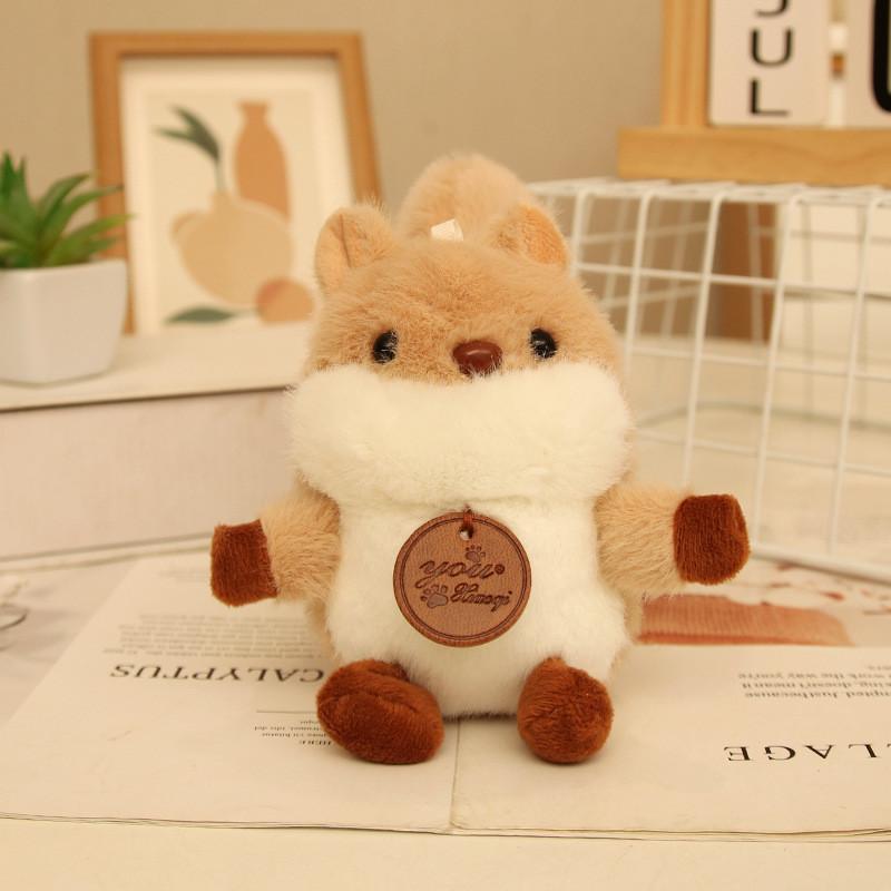 Eichhörnchen Plüsch Schlüsselanhänger Für Mädchen Jungen Niedliches Tier Cartoon Zubehör Für Schultaschen