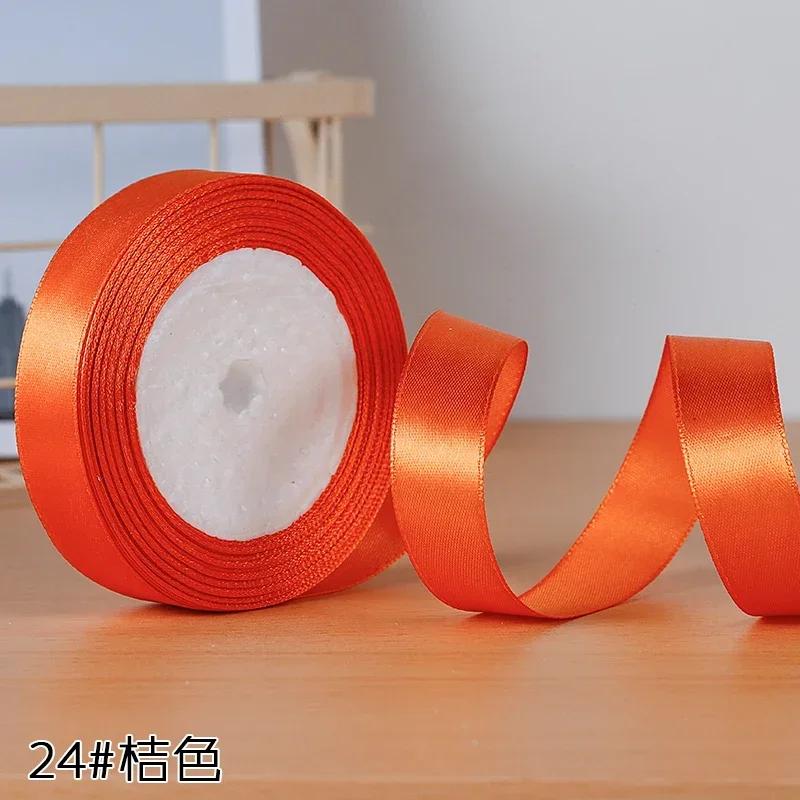 22meters 20mm Faced Satin Ribbon for DIY Silk Satin Ribbons Crafts Bow Handmade Gift Wrap Party Wedding Clothing Accessories
