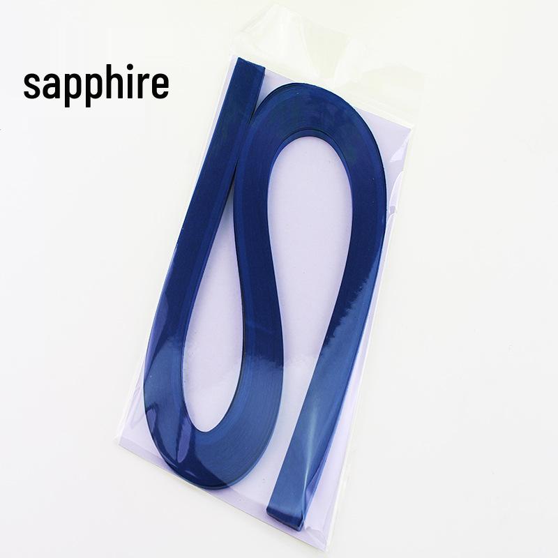 10mm Wide Monochromatic Quilling Strips - 120 Handcrafted Paper Strips, 53cm Long for Quilling Art