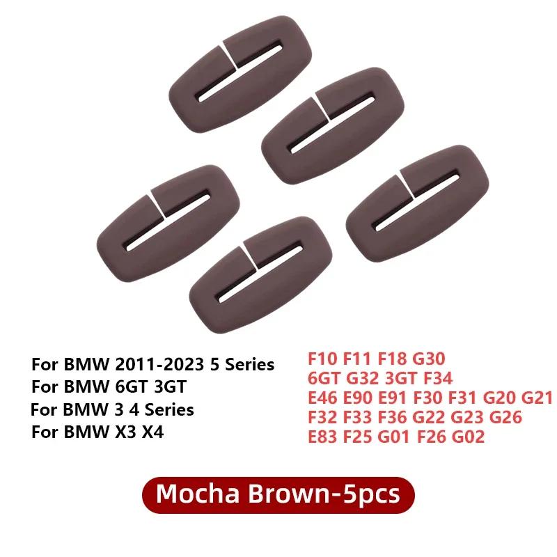 Silicone Car Seat Belt Buckle Clip Protector For BMW 3 5 Series X3 X4 G30 6GT G32 F10 G20 G21 G22 E83 F30 F34 E90 F30 G01 G02