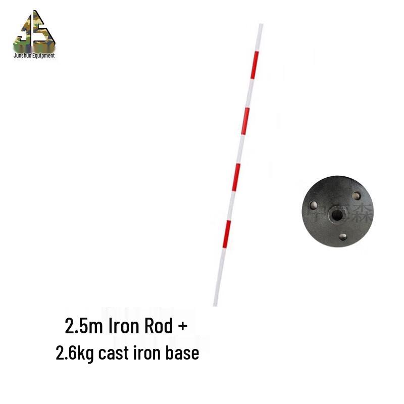 Multi-purpose Training Rod with Cast Iron Base