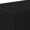 TV Wall Cabinet 2 Pcs Black Engineered Wood
