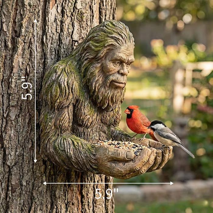

Bigfoot Tree Bird Feeder Garden Farm Decor Craft Creative Gift Personalized