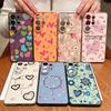 Cute Candy Love Heart Case For Samsung S26 S25 Ultra S24 Plus S23 FE S22 Ultra A55 A56 A17 A37 A57 5G Skin Feel Hybrid TPU+PC Magnetic Phone Cover