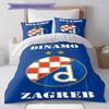 Dinamo Zagreb Pattern Bedding Set Quilt Cover Pillowcase Home Decor Gift (1 * duvet cover + 2 * pillowcase, without core)