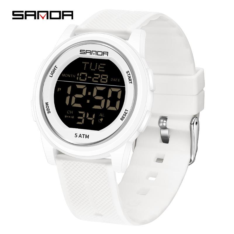 Sanda New Youth Luminous Waterproof Student Watch - Unisex Design for Middle Schoolers