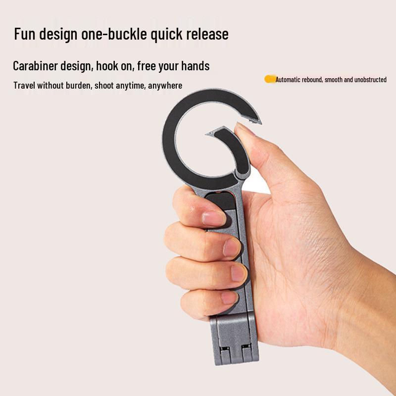 Multifunctional Magnetic Phone Holder & Foldable Tripod Stand for Selfies & Live Streaming