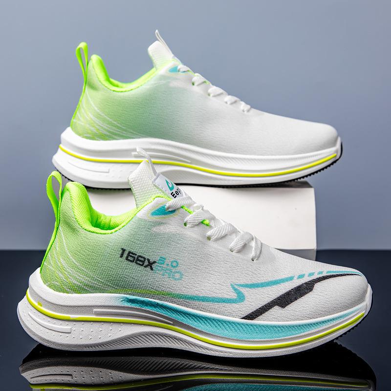 Four Seasons New Men's Shoes Sneakers Fashion Trend Comfortable Breathable Soft Sole Running Shoes Trendy Men's Shoes