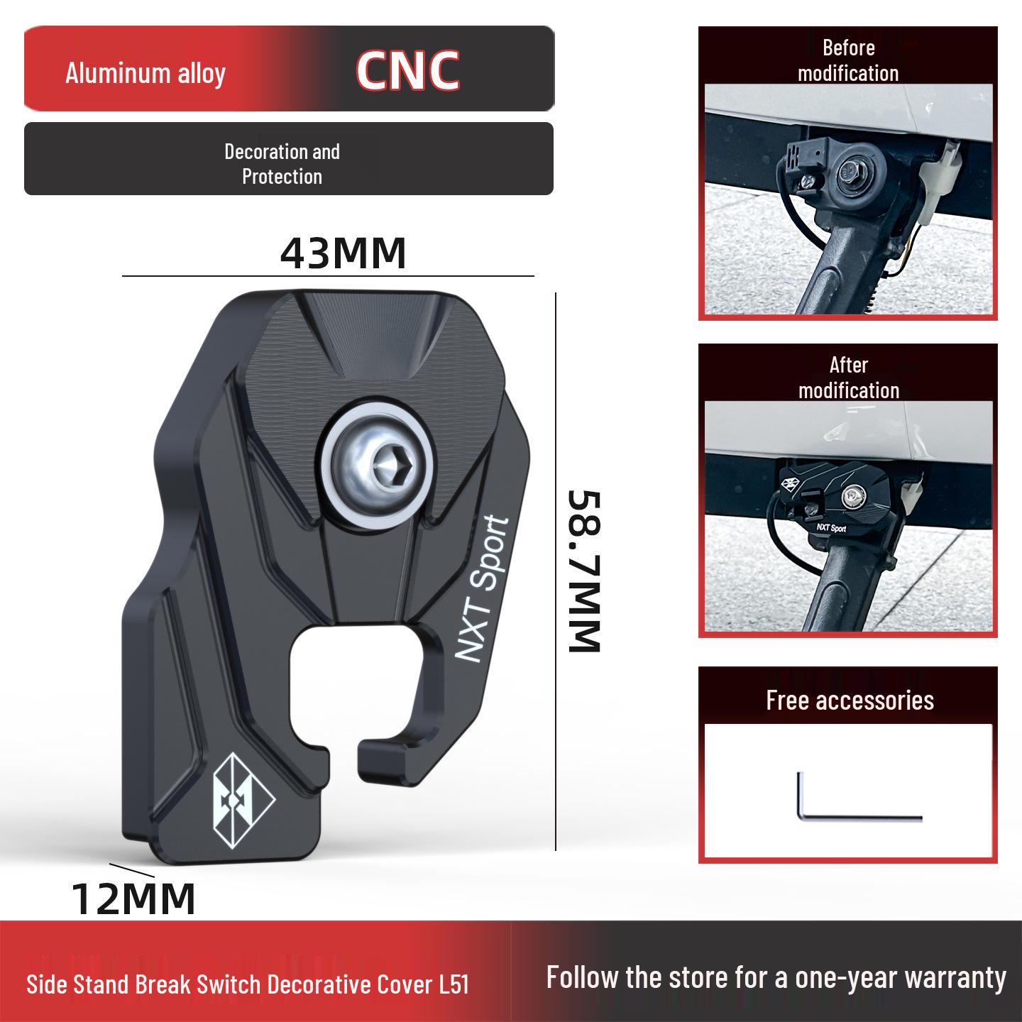 

Electric Scooter Stand Switch Covers: 25 Models for LingShou and NXT