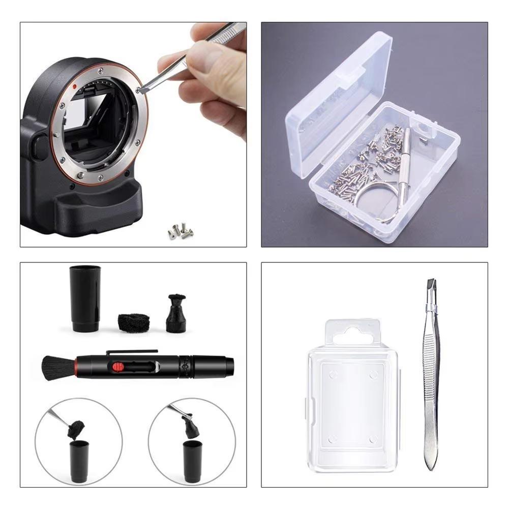 47PCS Camera Cleaner Kit DSLR Lens Digital Camera Sensor Cleaning Set for Sony Fujifilm Nikon Canon SLR Cameras Phone Clean Kit