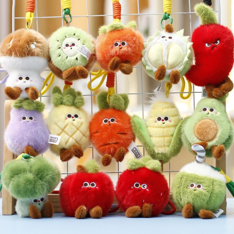 Fruit Collection Plush Toy Pineapple Watermelon Vegetable Cute Doll Gift For Women