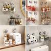 No-Drill Bathroom Suction Storage Box Large Capacity & Strong Load-Bearing Multi-Functional Suction Cup Wall-Mounted Shelf Rack