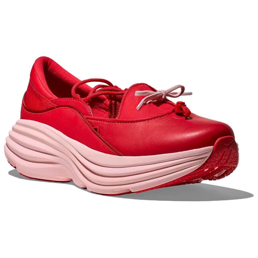 HOKA Bondi Mary Jane Cerise Rose Tea Men Sneakers Red 1171546-CRSRS