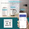 Tuya Wifi Smart Socket Us Eu Uk Plug Quick Fast Charger 3.0 Usb Charging Timing App Electrical For Google Home Alexa