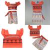 Enchanting Princess Moana Costume Outfit Bra Skirt Set For Little Girls Cosplay Adventure