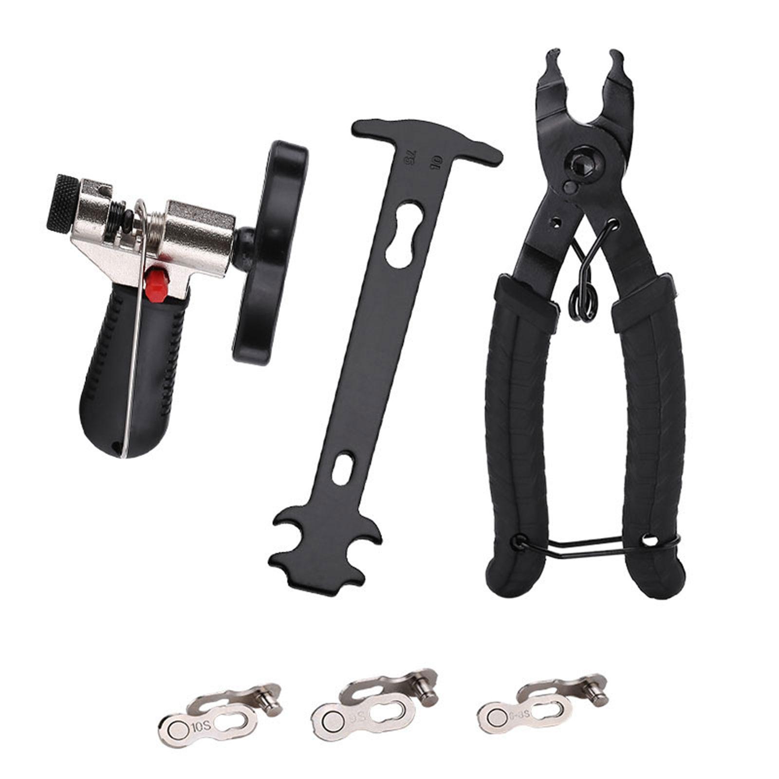 

Bicycles Chain Wear Checker Bike Link Pliers Chain Breaker Rivet Tool Professional Bike Chain Repair Tool Easy to Use