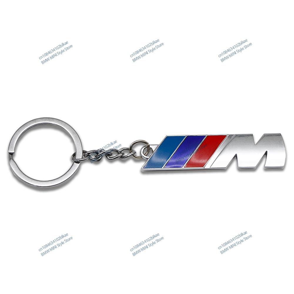MWPF4 3D Metal Car Keychain For BMW M Logo X1 X2 X3 Key Rings Buckle X4 X5 X6 F48 G80 Key Holder E84 E83 G01 G11 G07 G86 Accessories