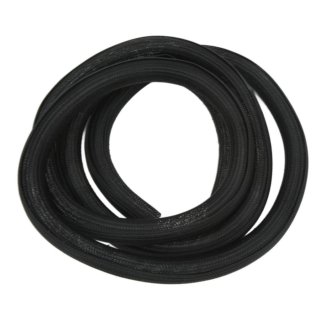 10FT Split Wire Loom Tubing Black 25MM Self Rolling High Temperature Resistance Sleeves For Automotive Wire