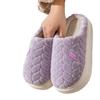 2025 Women's and Men's Cotton Slippers: Autumn/Winter Warm, Non-Slip, Thick-Soled, Plus Velvet, Wear-Resistant.