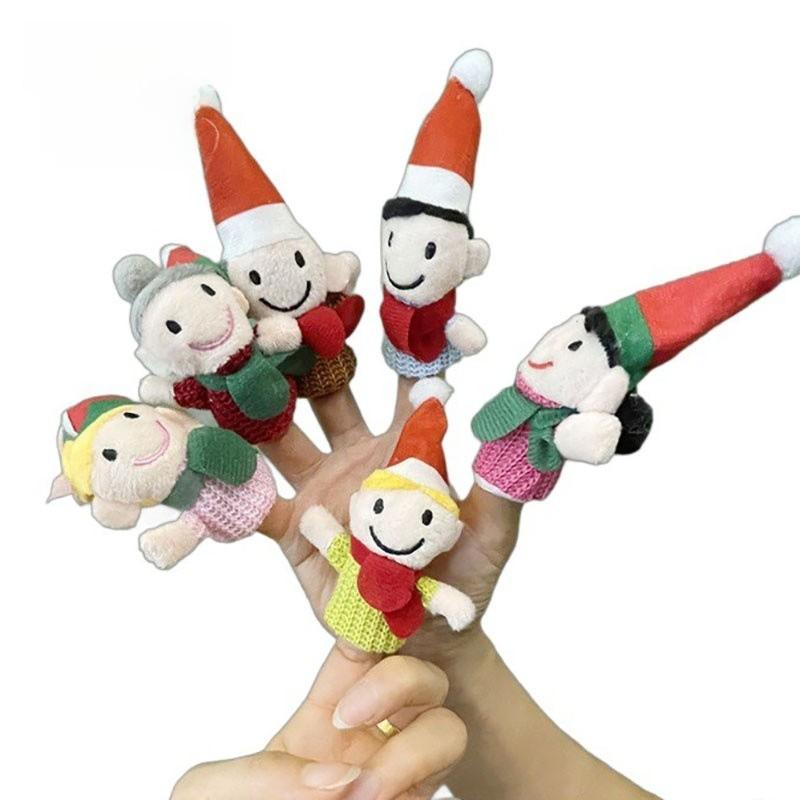 Finger Puppet Family Collection With Short Plush Material For Playtime Holiday