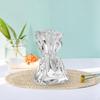 Flower Vase Minimalist Dried Container Floral Transparent Glass for