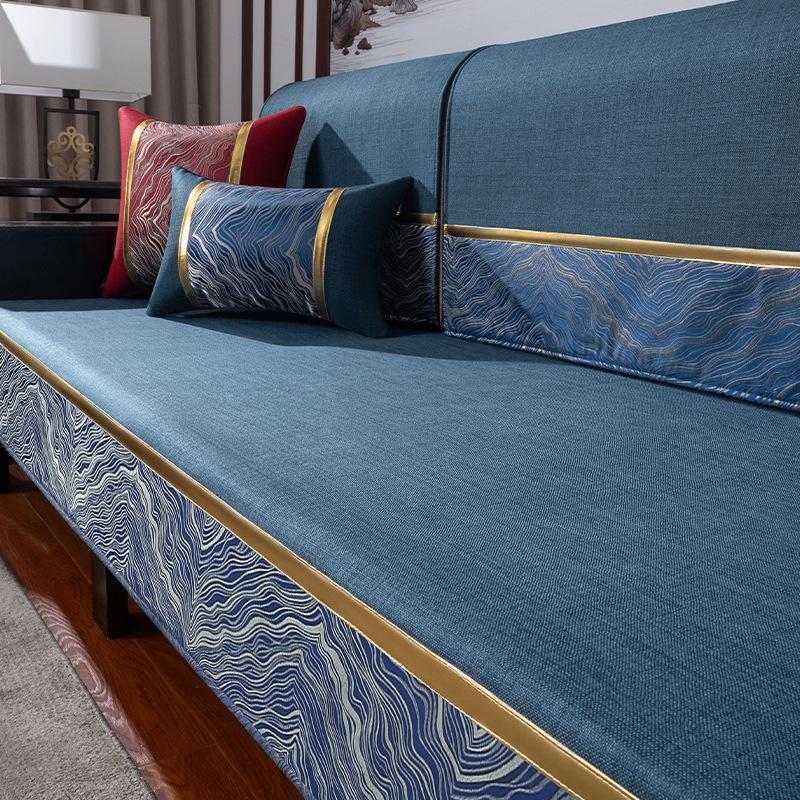 Summer Sofa Cushion Four Seasons Universal Light Luxury Backrest Towel Modern Cushion High-End Sofa Cover Cover Cloth Cushion