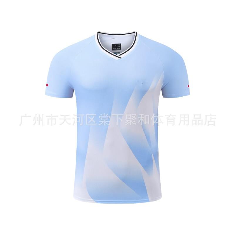 Quick-Dry Badminton Shirt Men Women Kids Lightweight Sport Tee Breathable Training Top
