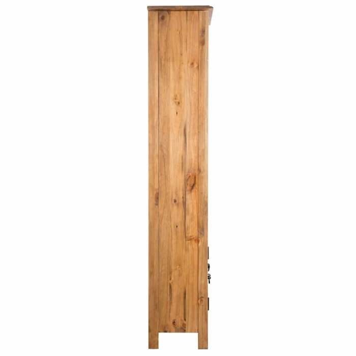 Armoire de salle de bain - vidaXL - 246036 - Bois pin massif - 48x32x170cm - Style rétro