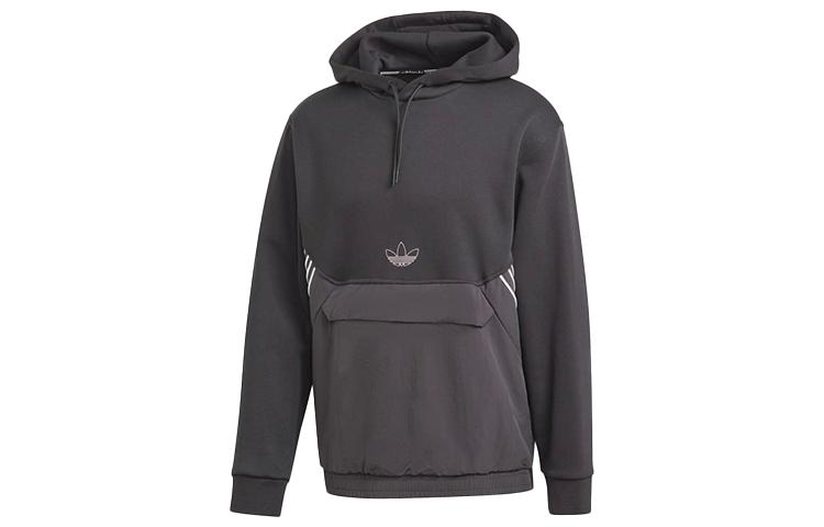 Adidas Originals TLM 02 Sweatshirts Men s Black Hooded Moderate Regular GD5799 XS