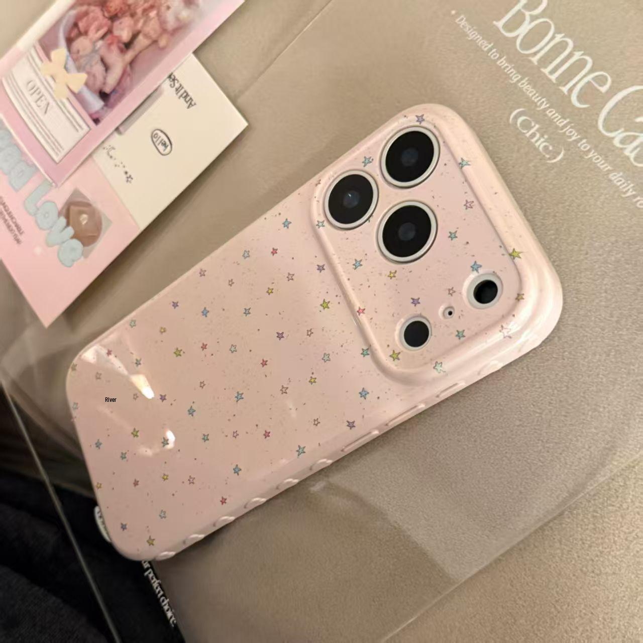 

Heart-Design Soft Case with Large Window for iPhone 14/15/16 Pro Max Apple 16 Pro Max