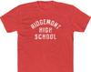 Ridgemont High School "Vintage Look" Sport-T-Shirt - Melierte 50/50 Mischung
