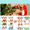 Lustige Weihnachtsfeier Foto-Requisiten mit Cartoon-Design für festliche Dekorationen