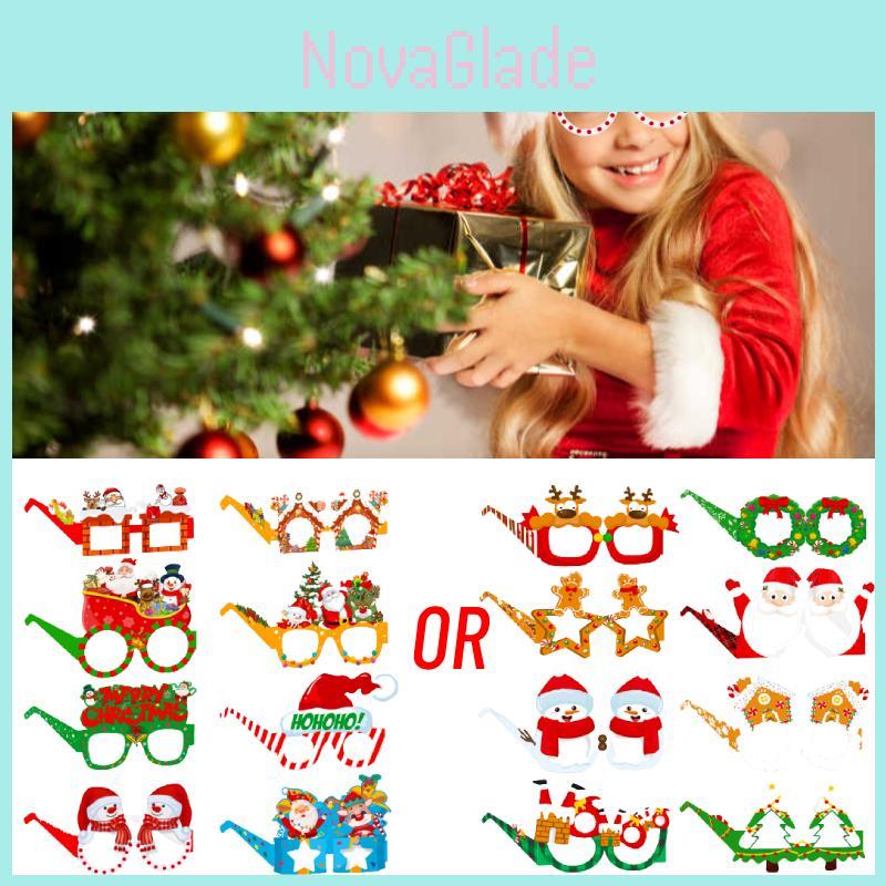 Accessoires photo amusants pour fête de Noël avec design de dessin animé pour décorations festives