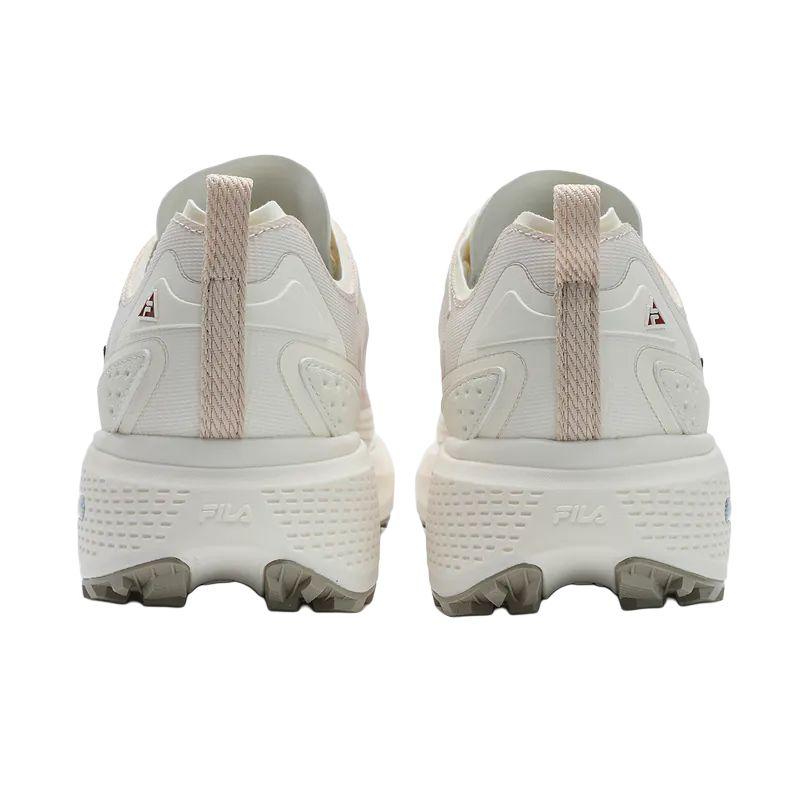 New FILA NUVOLE 3 Abrasion Resistant Low Top Trail Running Shoes Women's White Pink A12W521207FPP
