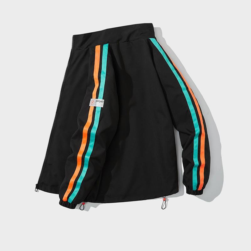 Herre Casual Jakke Løstsiddende Streetwear Uden Hætte Ydertøj Teenagere Voksne