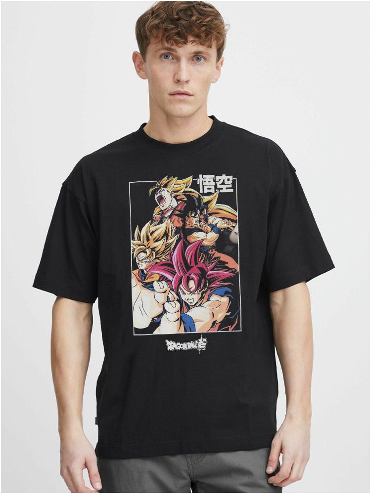 Dragon Ball Dragon Ball Collection Anime Peripheral Short Sleeve Casual Crew Neck Cotton Printed Loose T-Shirt