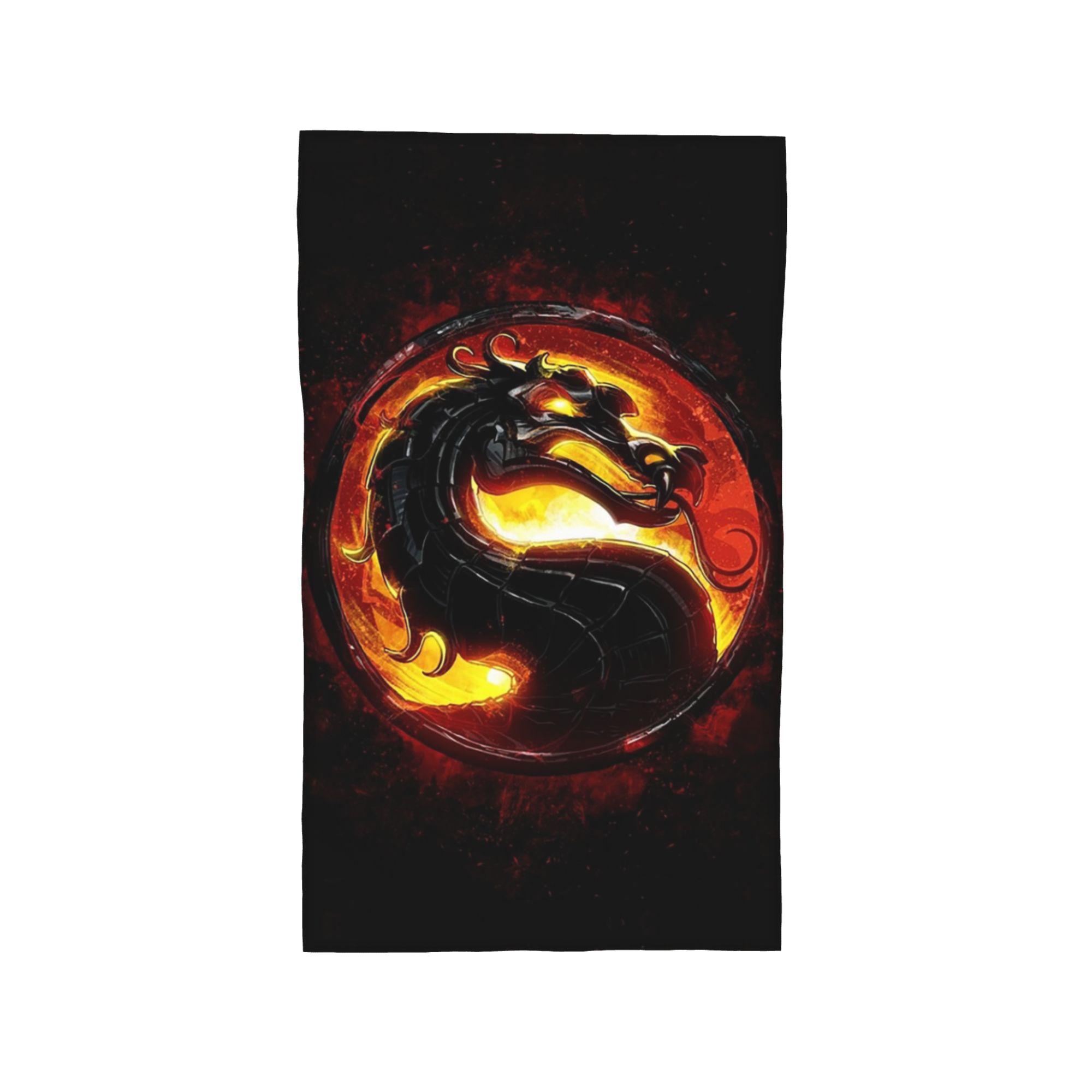 

Mortal Kombat Soft Face Towel Quick Dry Pool Bath Cotton Towels Breathable W30*H60(CM)