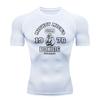Tight Compression Shirt Men's Gym Fitness Jogging sweatshirt elastic Training Top Summer Breathable Sports Quick-drying Casual T-shirt